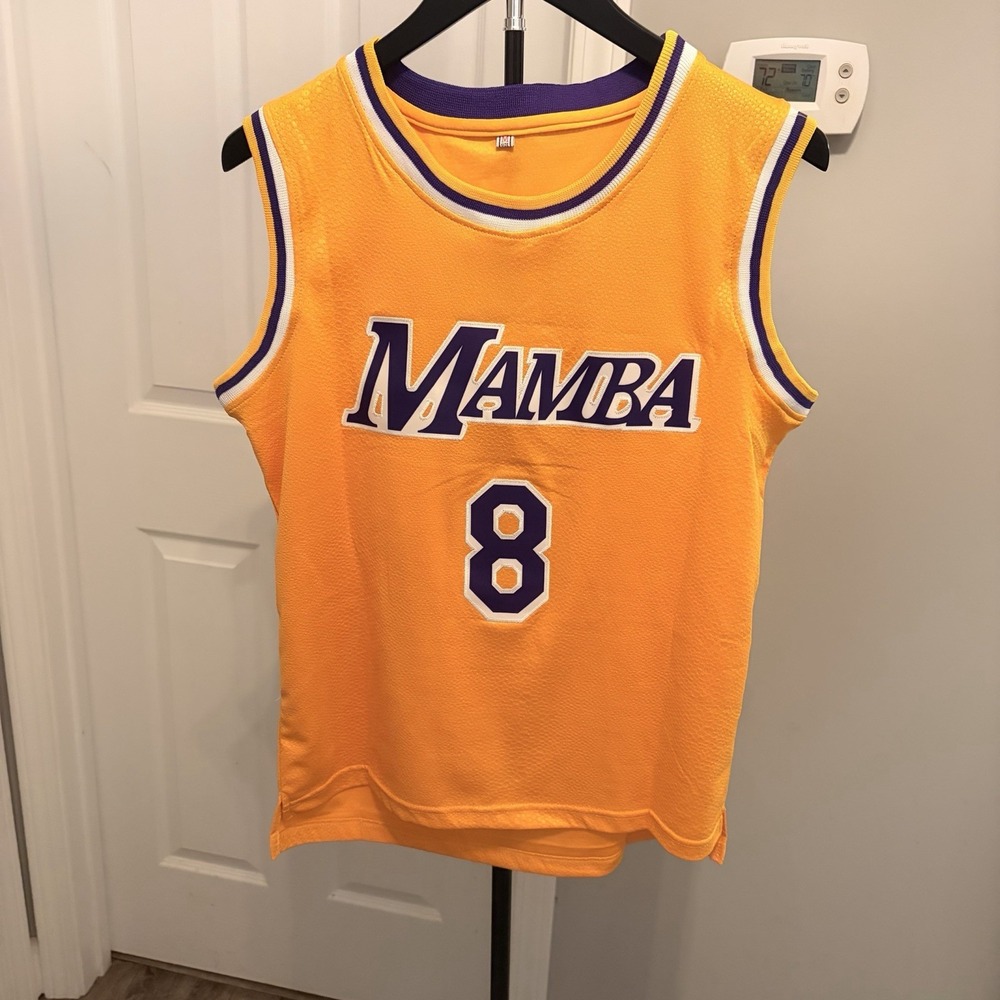 Kobe Bryant #8 Los Angeles Lakers Mamba Tribute Basketball Jersey‎ Streetwear